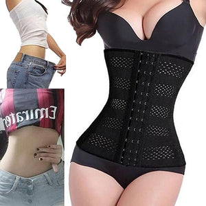 Women Body Shaper Rubber Waist Trainer Cincher Underbust Corset Shapewear