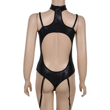 Load image into Gallery viewer, R80384 Ohyeahlady Sexy Mujer  Plus Size M/XL-5XL Teddy Lingerie Leather Teddy Sexy Lingerie Backless Sexy lace