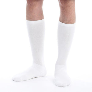 Unisex Stocking Solid Color Running Sports Knee High Relief Compression Socks