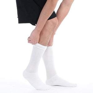 Unisex Stocking Solid Color Running Sports Knee High Relief Compression Socks