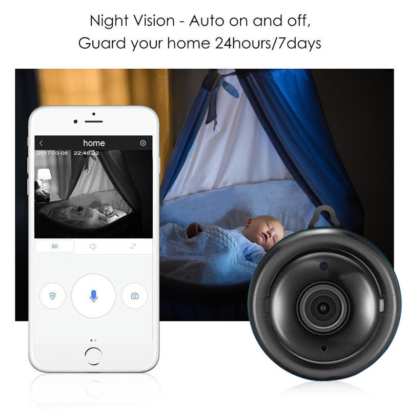 2PCS Smart IP Camera 720P Wireless Mini WIFI Night Vision Home Security IP Camera Monitor Baby