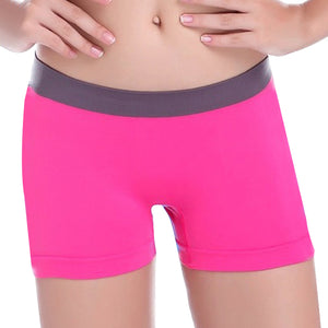 Women's Boxer Briefs Stretchy Comfy Breathable Yoga Sports Fitness Underwear