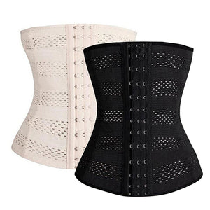 Women Body Shaper Rubber Waist Trainer Cincher Underbust Corset Shapewear