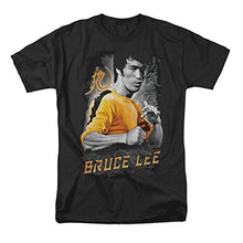 Load image into Gallery viewer, Amazon.com: Bruce Lee Men&#39;s Yellow Dragon T-Shirt Black: Clothing