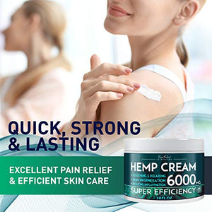 Hemp Pain Relief Cream (6000 Mg)