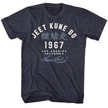 Load image into Gallery viewer, Bruce Lee Men&#39;s Academy &#39;67 Slim Fit T-Shirt Navy Heather: Clothing