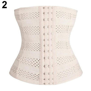 Women Body Shaper Rubber Waist Trainer Cincher Underbust Corset Shapewear