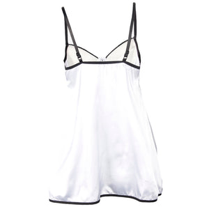 Sexy Bowknot Babydoll Women Underwear Nightwear Sleepwear Dress + G-string