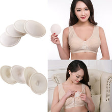 Load image into Gallery viewer, 4 Pcs Anti Overflow Breast Pads Maternity Women Nursing Bra Washable Breast Pad