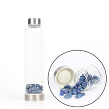 Load image into Gallery viewer, New Product Creative Natural Quartz Crystal Glass Water Bottle Gravel Irregular Stone Cup Point Wand Healing Infused Elixir Cup