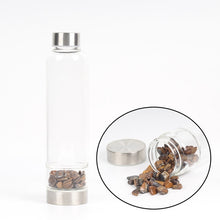 Load image into Gallery viewer, New Product Creative Natural Quartz Crystal Glass Water Bottle Gravel Irregular Stone Cup Point Wand Healing Infused Elixir Cup