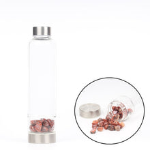 Load image into Gallery viewer, New Product Creative Natural Quartz Crystal Glass Water Bottle Gravel Irregular Stone Cup Point Wand Healing Infused Elixir Cup