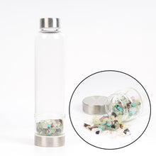 Load image into Gallery viewer, New Product Creative Natural Quartz Crystal Glass Water Bottle Gravel Irregular Stone Cup Point Wand Healing Infused Elixir Cup