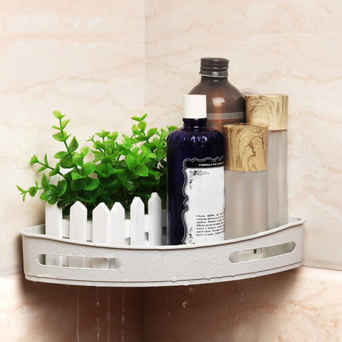 23*23*5CM Corner Storage Holder Shelves Bathroom Shampoo Shower Kitchen Storage Rack Organizer Best Price