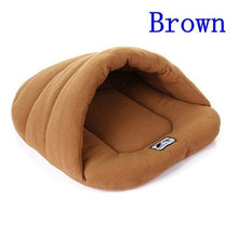 Load image into Gallery viewer, 6 Colors Soft Polar Fleece Dog Beds Winter Warm Pet Heated Mat Small Dog Puppy Kennel House for Cats Sleeping Bag Nest Cave Bed