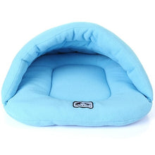 Load image into Gallery viewer, 6 Colors Soft Polar Fleece Dog Beds Winter Warm Pet Heated Mat Small Dog Puppy Kennel House for Cats Sleeping Bag Nest Cave Bed